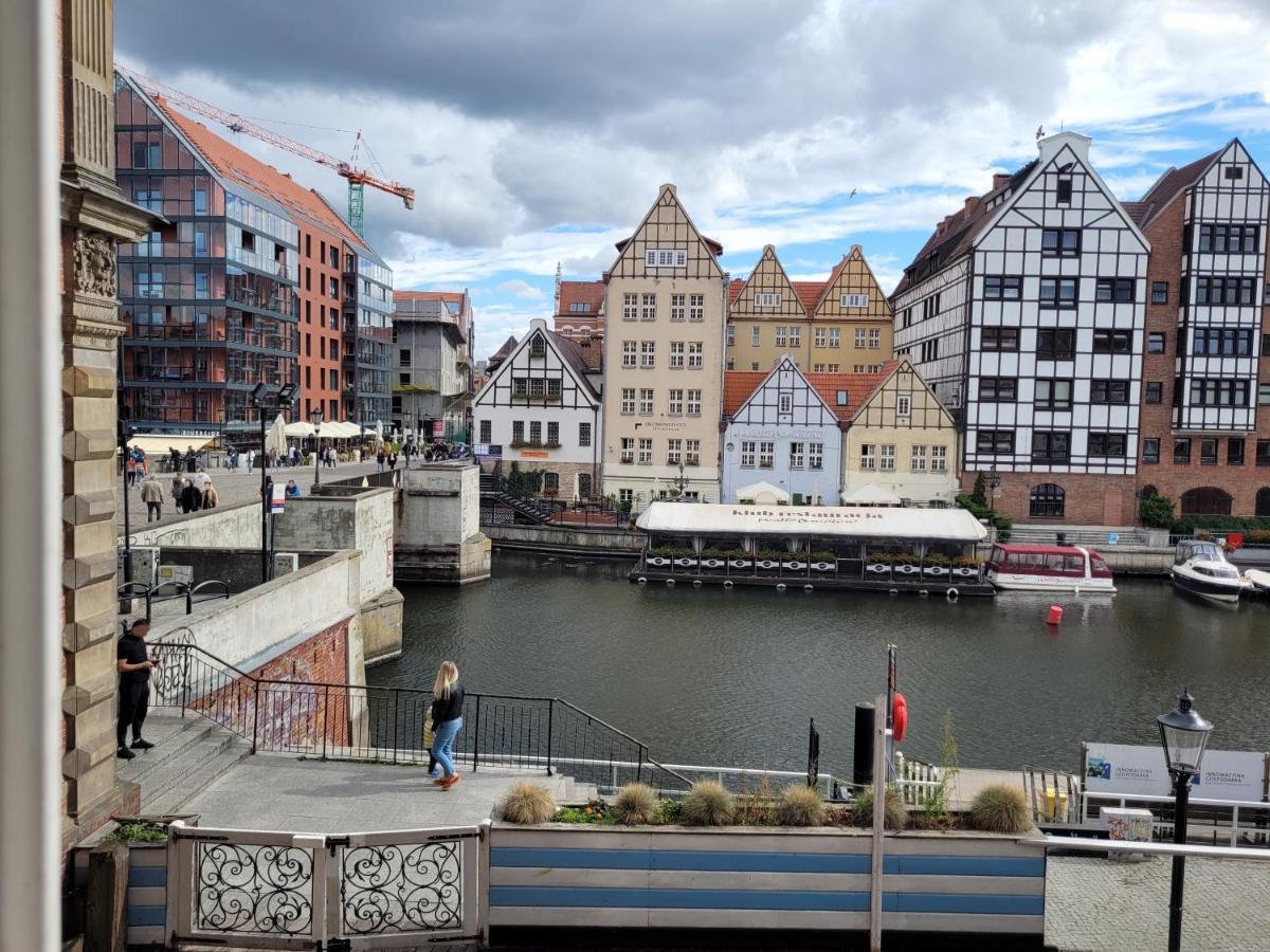 Apartament Stare Miasto Gdansk Z Widokiem Na Motlawe Exteriör bild