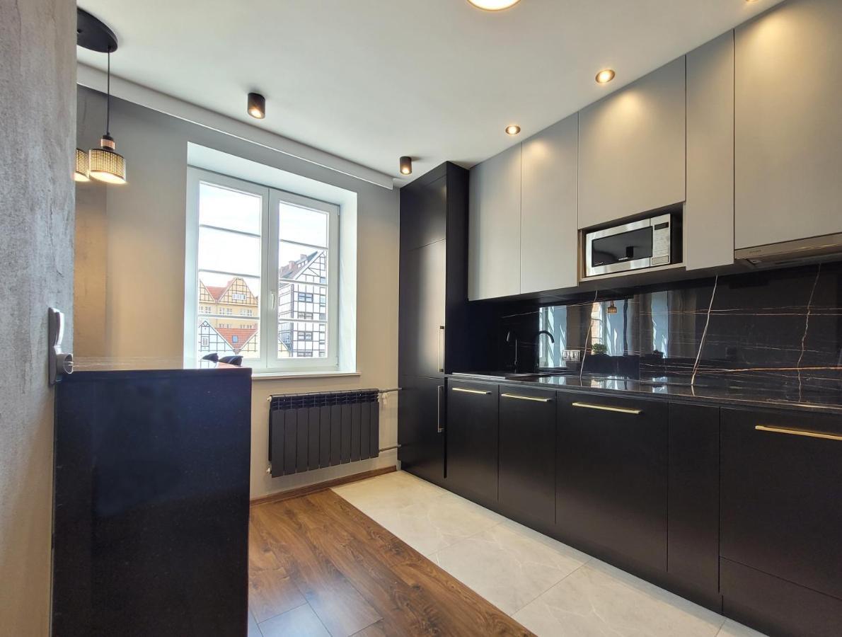 Apartament Stare Miasto Gdansk Z Widokiem Na Motlawe Exteriör bild